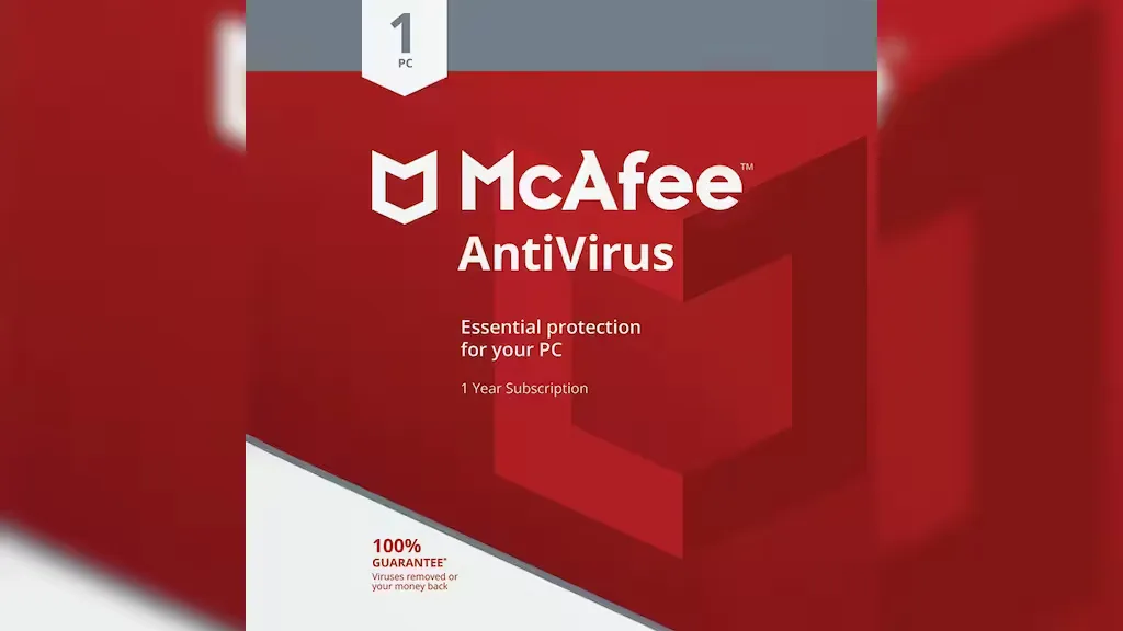McAfee AntiVirus PC 1 Gerät 1 Jahr McAfee Schlüssel GLOBAL
